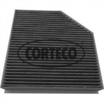Filtro de habitáculo CORTECO 80001756, tipo de producto: filtro de aire para el compartimento del pasajero, características: diseñado para filtrar partículas y contaminantes del aire que ingresa al interior del vehículo, contribuyendo a