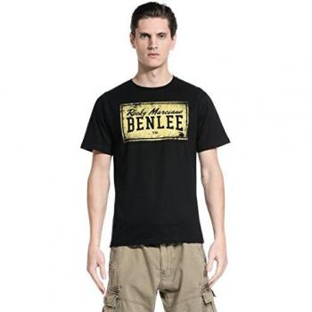 Benlee Boxlabel Regular Fit T-Shirt - Black/Yellow, XXL