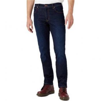Wrangler Texas Slim Men's 5-Pocket Jeans in Lucky Star Blue