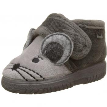 Victoria Animal Slippers for Kids with Velcro Closure and Matching Sole