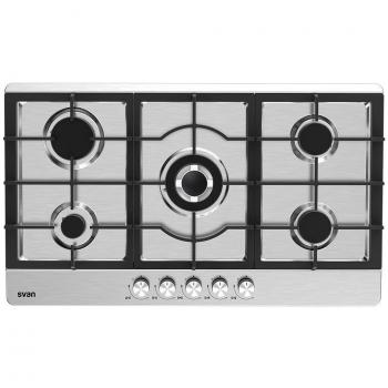 Encimera de gas SVAN SGW5900X Inox 5 fuegos