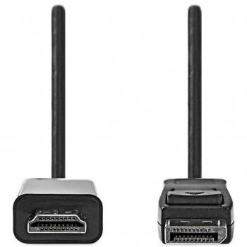 Cable DisplayPort a HDMI 1080p 2.00m Niquelado Negro