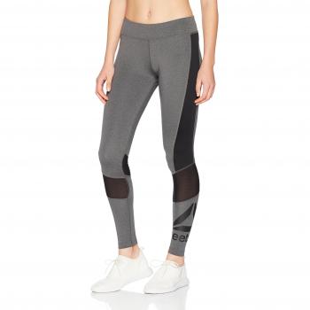 Reebok Wor Big Logo Mallas, Mujer, Negro