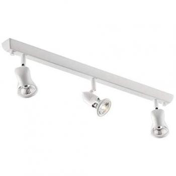 Plafón Redondo New Flipper 3 Focos Orientables 3xGU10 Blanco