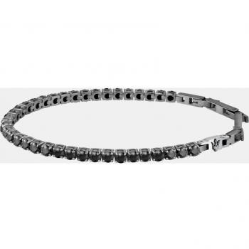 Pulsera Maserati de Hombre JM222AVC06 en Acero Gris con Incrustaciones de Circonitas