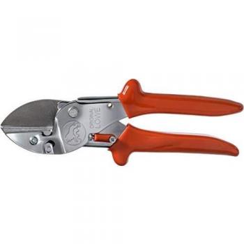 Tijeras de Jardín Amboss Löwe 1.104 - Longitud Total 210 mm, Capacidad de Corte 25 mm, Mangos de Plástico