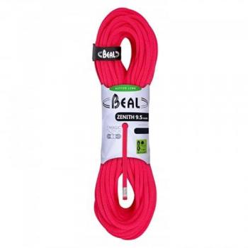 Beal Cuerda Zenith 9.5 mm Rosa 200 m Bobina de Escalada Unisex Talla Única