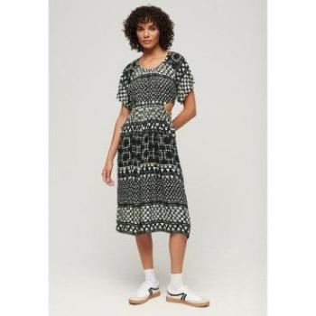 Vestido Superdry Shirbori Negro Para Mujer