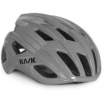 Casco Kask MOJITO 3 Grey, ligero y aerodinámico, con sistema de ajuste Octo Fit, almohadillas transpirables y lavables, certificación CE EN 1078, diseño moderno y ventilación ópt