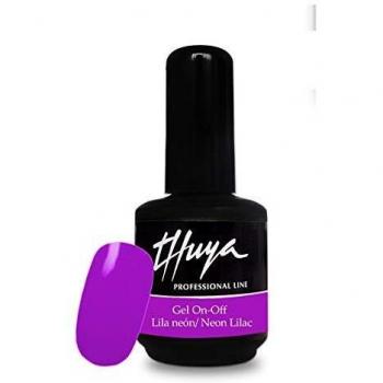 Thuya On-Off - Esmalte de gel de uñas, Lila Neón, 14 ml