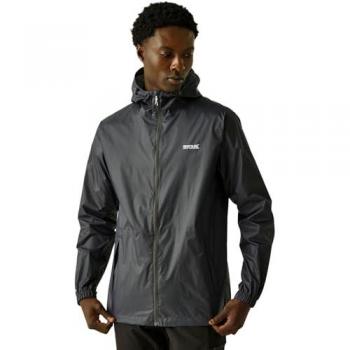 Regatta Men's Lightweight Pack-It III Waterproof Jacket, Seal Grey, Size: 3XL