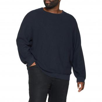 JACK & JONES Jjestructure Knit Crew Neck PS, suéter para Hombre, Azul Navy Blazer, XXX-Large