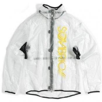 Sombrio - Chubasquero para hombre, talla S, color transparente