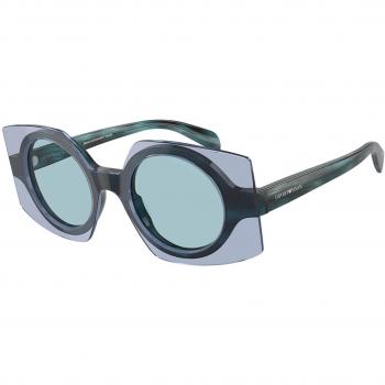 Emporio Armani EA 4207 Women's Blue Transparent Sunglasses 46mm