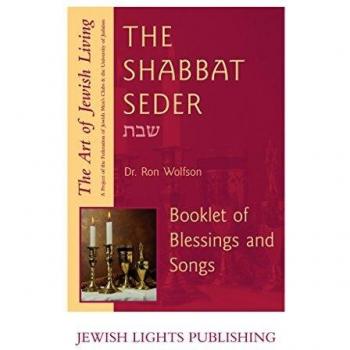 Shabbat Seder Blessings and Songs Booklet by Ron Wolfson