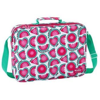 Blackfit8-Undefined Cartera, Color Rosa y Verde Fluor, 38 cm