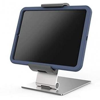 Soporte para Tableta XL de Montaje en Mesa Durable 8937-23, giratorio en 360 grados, compatible con tabletas de 7-13 pulgadas, color plata/antracita