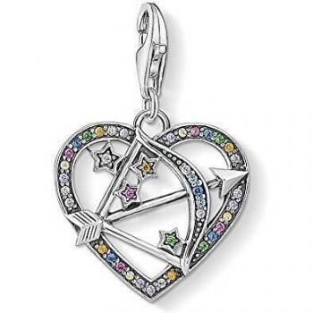 Colgante charm flecha de cupido de plata esterlina Thomas Sabo 1822-318-7 con acabado en oro