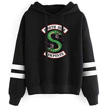 HUASON Riverdale Ropa Sudaderas con Capucha Impresión de South Side Serpents Hoodie de Manga Larga para Niños