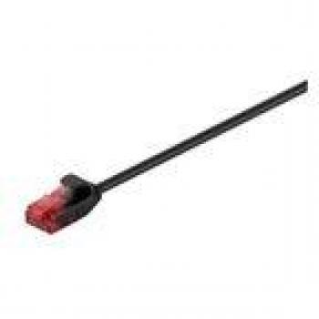 Microconnect V-UTP610S-SLIM Cable de Red 10 m Cat6 U/UTP (UTP) Negro Slim