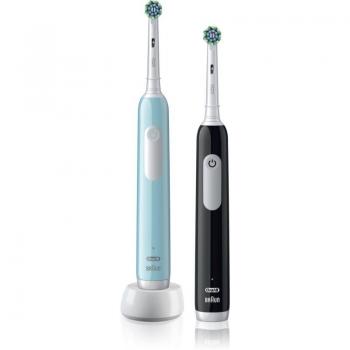 Oral-B Pro Series 1 DUO Electric Toothbrush Blue & Black 2 pc