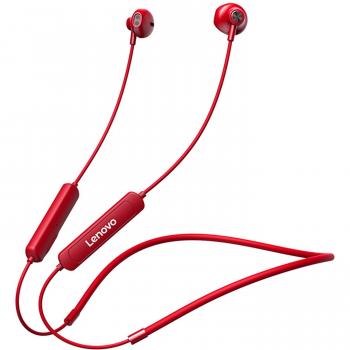 Auriculares Inalámbricos Lenovo SH1 Bluetooth 5.0, Impermeables IPX5, Magnéticos con Banda para el Cuello, Deportivos con Micrófono