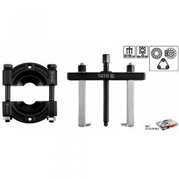 Extractor universal de brazos deslizantes YATO YT-0641, ajustable de 35 a 150 mm, capacidad máxima hasta 43 mm