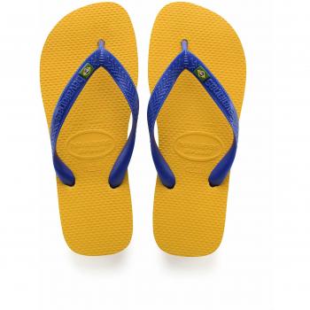 Havaianas Brasil, Chanclas Unisex Adulto, Amarillo
