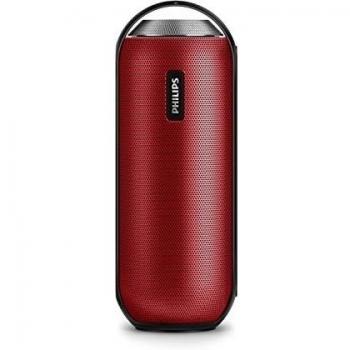 Philips altavoz portátil con Bluetooth inalámbrico - rojo