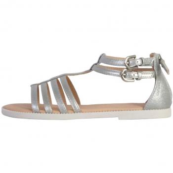 Sandalias Geox Karly Niña Plateadas con diseño cómodo y transpirable