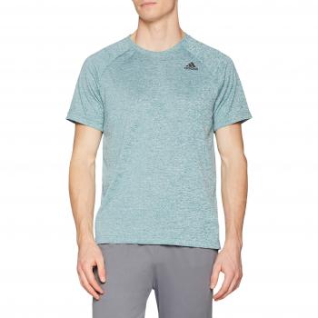 Adidas Design to Move Camiseta S Manga Corta Cuello Redondo Poliéster Verde - Camisas y Camisetas