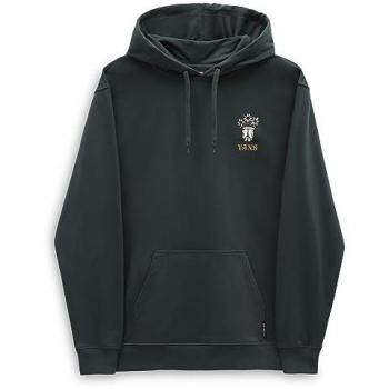 Vans Men's Green Peace Head Printed Hooded Sweatshirt with Pocket - Size M