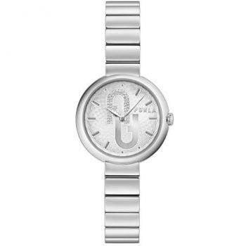 Furla Bubble Women's Stainless Steel Quartz Dress Watch with Silver Dial WW00005011L1