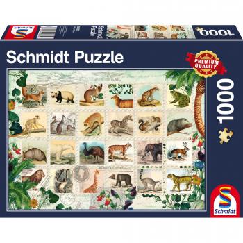 Puzzle Schmidt Sellos Vida Salvaje de 1000 Piezas para Adultos