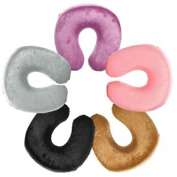 Almohada Cervical de Viaje en Espuma Viscoelástica con Soporte para el Cuello
