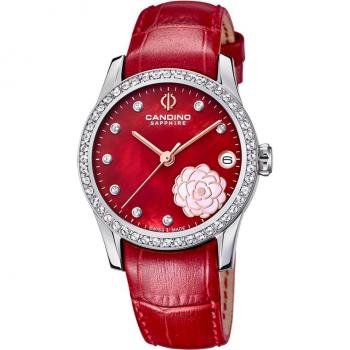 Reloj Candino Lady Elegance C4721/2 Color Rojo