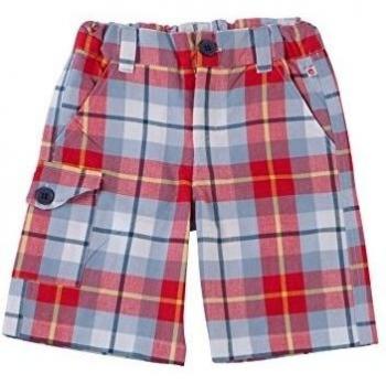 Piccalilly - Pantalones cortos Wham Comprobar Rojo rosso 3 Años