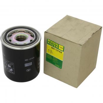 Filtro hidráulico de trabajo MANN-FILTER WD 1374/6, original OE para aplicaciones fuera de carretera