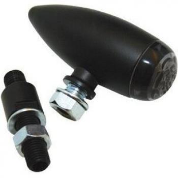 Highsider Luz Trasera Micro Bullet LED Negra Teñida
