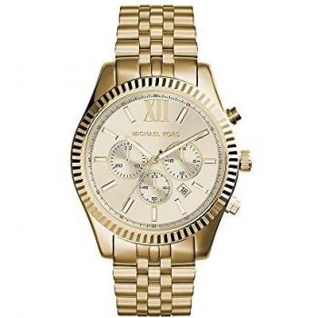 Michael Kors Men's MK8281 Quatrz Stainless Steel Lexington Gold Watch