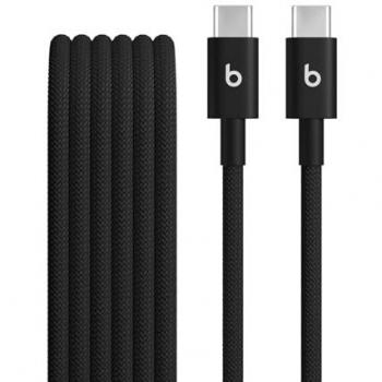 Cable USB-C trenzado Apple Beats 1.5 m, carga rápida 60W, color negro