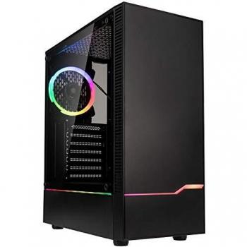 Kolink Inspire K9 Torre Midi con Panel Lateral de Cristal Templado y Luces ARGB, USB 3.0 - Negro
