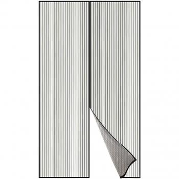 Mosquitera puerta con imán 120x230cm AKHUO gris