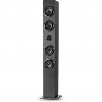 ELBE TW-402-BT Torre de Sonido Bluetooth + FM/SD/USB 40 w, mp3, USB, Radio FM autoscan, Mando a distancias, Bluetooth Compatible 4.0, 3.0, 2.1+EDR, Color Negro