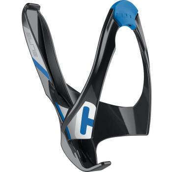 Elite Cannibal - Portabidón de fibra para bicicleta, color negro/azul, talla única