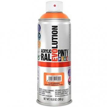 PINTURA EN SPRAY PINTYPLUS EVOLUTION 520CC FLUOR.NARANJA F143