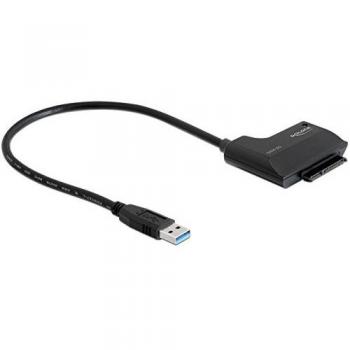 DeLOCK Adaptador USB 61882, negro