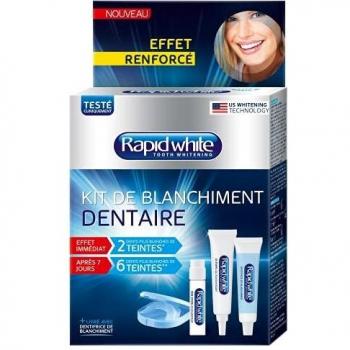 Kit de Blanqueamiento Dental Rapid White - Incluye Gel y Dentífrico, Hasta 4 Tonos más Blancos