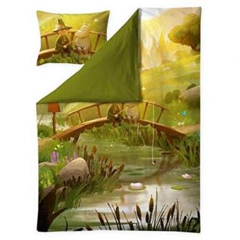 Finlayson Moominvalley - Juego de Funda de edredón y Funda de Almohada