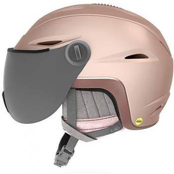 Giro Essence MIPS+1 Shield Casco de esquí/Snow, Mujer, Matte Rose Gold, 52-55.5 cm